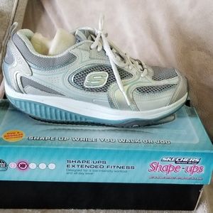 Sketchers original "Shape-ups" sneakers.